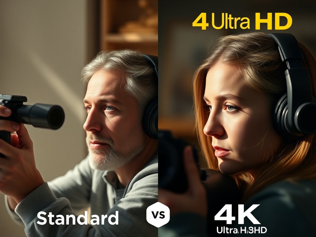 Comparaison qualité vidéo 4K HD streaming IPTV premium